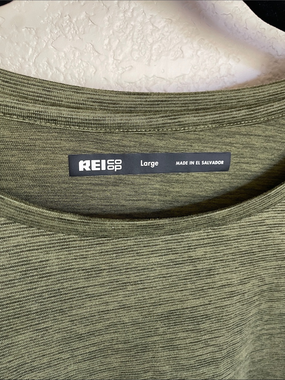 REI Co-op Olive Green Short Sleeve Crew Tee - Picture 2 of 8